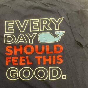 Vineyard Vine x Target Everyday Should Feel‎ This Good Men Medium T-Shirt Blue